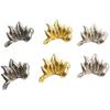 Cauda de Raposa de Nove Caudas banhada a ouro real um acessórios flutuantes joias artesanais diy material pérola Barroca novo