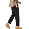 Pantalones Casuales de Algodón Puro Estilo Hong Kong Danbaoni con Cordón para Hombre, Estilo Primavera y Otoño, Pantalones Largos Rectos Holgados, Nuevo Modelo 2026.