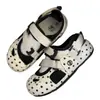 Zapatillas de diseño de alta costura estilo coreano con lunares y velcro para mujer, nuevas sandalias versátiles y transpirables para estudiantes, verano 2026