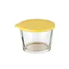 Pote de vidro para picles doméstico, mini tigela com tampa, selado para conservar vegetais, recipiente de armazenamento e porcionamento para cozinha, item padrão