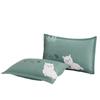 Almohada con núcleo de almohada y funda de almohada, protección para el cuello, clase A, un par, para el hogar, hotel, dormitorio, estudiante, adulto, funda de almohada extraíble y lavable