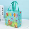 Bolsa de Compras de Dibujos Animados Linda Transfronteriza No Tejida Bolsa de Empaque para Llevar Bolsa Tote de Regalo para el 61 Cumpleaños para Niños y Estudiantes
