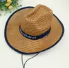 Sombrero de Paja de Agricultor Impreso Sombrero de Paja de Ala Ancha Rizada Sombrero de Sol para Sombrilla al Aire Libre de Verano Estilo Coreano para Hombres y Mujeres Playa