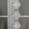 Renda Bordada de Seda Leite Renda de Malha Renda Lolita Punho Saia Renda Malha Renda de Seda Leite