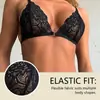 Conjunto de Lingerie Sexy, Macio e Respirável, com Suporte Push-Up, Renda Sexy, Estilo Puro Desejo, Conjunto de Lingerie Confortável e Ajustado