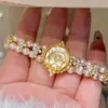 Novo Bracelete de Gato da Sorte Estilo Chinês com Pérolas de Camada Dupla para Mulheres, Bracelete Luxuoso e Elegante, Luxo Leve, Nicho, Requintado, Joia de Alta Qualidade