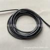 Cordón Redondo de Cuero PU Negro de 3-10 mm de Espesor en Stock Adecuado para Bolsas de Crochet/Correas de Bolsos/Colgantes/Cinturones/Bolsos de Mano, Etc.