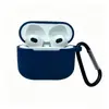 Funda Protectora Apple AirPods 3 Apple Tercera Generación Funda Protectora de Silicona Funda para Auriculares Inalámbricos Funda Líquida de Una Pieza