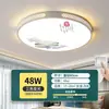 Nueva Lámpara de Techo para Sala de Estar Estilo Chino 5 Lámparas de Techo LED para Hogar Nueva Lámpara de Techo Simple y Grande para Habitación Dormitorio Estilo Moderno Minimalista Hierro