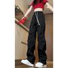 Pantalones casuales para hombre al por mayor de fábrica 2024 verano nuevo plisado remache moda juventud pantalones de paracaidista pantalones de arrastre para hombre