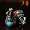 Aleación plata plata Xizang gota de aceite aleación cabeza de torre cabeza de Buda DIY accesorios de cuentas semiacabadas estrella Luna Accesorios Venta al por mayor