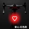 Acessórios de advertência de luz traseira noturna para mountain bike Equipamento infantil Luz traseira noturna Flash de carregamento Segurança Luz de condução noturna