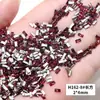 Accesorios Brillantes para Uñas Color Rojo Ankora con Circonita Biselada Año Nuevo Rojo Mini Circonita Plana Corazón Marqués Pedrería para Uñas