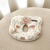 Almohada para Bebé de 0 a 6 Meses Absorbente de Sudor y Transpirable Corrección para Bebé Forma de Cabeza Anti-Excénctrica Recién Nacido Cuatro Estaciones Almohada Moldeadora de Silicona