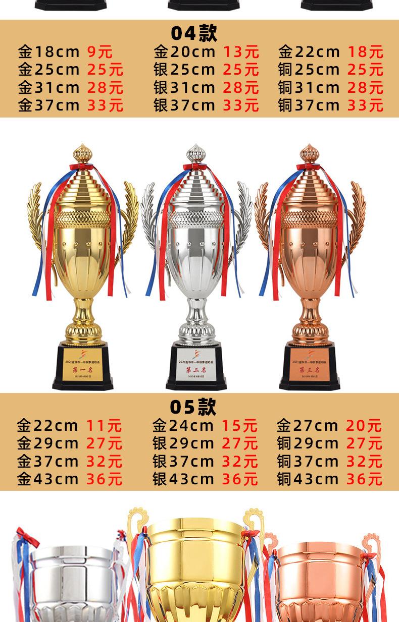 金属奖杯