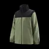 Nova Jaqueta Corta-vento Masculina de Outono com Gola Alta Tendência Esportiva Patchwork Moda Casal Jaqueta Solta