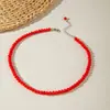 Joyería Transfronteriza Europea y Americana, Collar de Cuentas Estilo Dulce-Cool Oscuro, Set de Joyería de Pendientes Acrílicos Estilo Ins