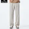 Pantalones de Explorador para Hombre Primavera y Verano Nuevo Estilo Lyocell Pantalones Casuales Sueltos Deportivos para Hombre Caída Recta Pierna Ancha Pantalones Largos