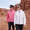 Chaqueta cortavientos original del fabricante, ropa para escalar montañas, chaqueta de moda color dopamina para primavera y otoño, estilo de pareja para hombre