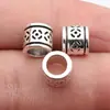 8,5X8,5X7,7Mm, Diâmetro do Furo Aproximadamente 5,5mm, 1,4g, Multicolorido, Espaçadores com Textura de Moeda de Cobre Estilo Chinês
