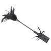 Pluma de Cauda Direto da Fábrica Novo vermelho rosa raquete de dupla finalidade raquete de pena teaser stick exportação de comércio exterior raquete de couro