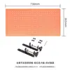 Soporte de Panel de Pegboard con Clip de Escritorio, de Pie, Clip Magnético, Organizador de Escritorio de Oficina, DIY de Escritorio, Divisor de Almacenamiento sin Perforaciones