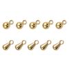 Cobre Forma de Gota Chapado en Oro de 18K Cadena Extendida Cadena de Cola Accesorios DIY Pulsera Collar Borla Material de Joyería