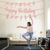 Artigos de festa com tema de dança banner de aniversário com tema de dança bandeira decoração adereços
