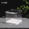 Caja para Pastel de Cumpleaños de 4 pulgadas 6 pulgadas 8 pulgadas 10 pulgadas 12 pulgadas Transparente 4 pulgadas 6 pulgadas 8 pulgadas Caja de Embalaje Elevada de Doble Capa