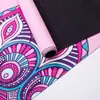 Gamuza Caucho Natural Ultra-Delgado Impresión a Color Patrón de Transferencia Térmica Esterilla de Yoga Toalla de Yoga Absorbe el Sudor y es Antideslizante