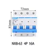 Interruptor Automático Chint Nxb-64 Control de Interfaz Micro Interruptor de Aire Tipo C Pequeño Fabricante Venta Directa Interruptor Interruptor de Aire