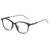 Gafas de montura redonda personalizadas TR90, lentes elásticas antiluz azul, con pierna lisa, venta al por mayor, 2023