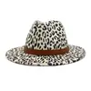 Sombrero nuevo de ala ancha para hombre y mujer de otoño e invierno, sombrero de lana estilo coreano Jazz, sombrero de estilo británico MNDJS276