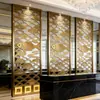 Paredes de Fundo Metálicas para Pátios de Entrada de Hotéis Estilo Chinês, Divisórias de Tela de Aço Inoxidável para Projetos de Engenharia, Comércio Exterior Transfronteiriço