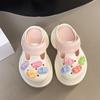 Sapatos femininos de verão com sola grossa e furos para aumento de altura, sandálias e chinelos novos de praia em Eva Muffin, 2025
