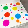 Pegatinas de Pared de Puntos de Colores Irregulares Autoadhesivas Decoración de Pared para el Hogar Guardería Pegatinas de PVC Personalizadas