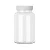 Botella de plástico con tapa de PP rayada de 200 ml para el cuidado de la salud, medicamentos, tabletas, dulces, subpaquete, botella de PET, botella vacía