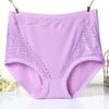 Ropa interior modal de abdomen de cintura alta para mujer, talla grande para señoras de mediana edad, MM gorda de 200 kg, calzones