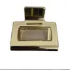 Pasador de Metal Cuadrado Simple Elegante Coreano para Mujer Pinza de Tiburón para el Cabello Adorno para la Cabeza de Otoño e Invierno con Diseño de Nicho