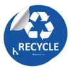 2024 Calcomanía Grande para Bote de Basura/Reciclaje Transfronterizo Decoración de Protección Ambiental Adecuada para Comercio Exterior 6 pulgadas Amazon