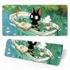 Tapete de Mouse Grande Gato Preto Desenho Animado Transfronteiriço Borda Espessada Atacado Escritório Aprendizagem Jogo Mesa Mat Personalizado e Personalizado