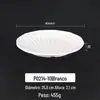 Prato A5 de melamina disco de plástico branco louça de imitação de porcelana comercial prato de hotel restaurante prato de restaurante panela quente prato frio