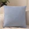 Funda de Cojín Decorativo de Lino Color Sólido Funda Gruesa para Cojín de Sofá Funda de Cojín Decorativo para Respaldo de Sala de Estar (Relleno de almohada no incluido) Almohada Grande de Respaldo para Mesita de Noche