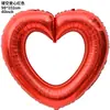 Globos con Forma de Corazón Huecos Transfronterizos, Globos Grandes de Papel de Aluminio para Propuestas del Día de San Valentín, Decoraciones para Fachadas de Tiendas en Centros Comerciales, Montaje de Escenarios