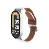 Em Estoque, Adequado para Xiaomi Mi Band 9/10, Pulseira de Couro, Pulseira de Relógio 12mm Elegante e Personalizada para Homens e Mulheres, Estilo Casal