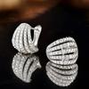 Cao Shi Aretes de Gancho de Alta Gama Estilo Hong Kong Retro Moda Línea Aretes Multicapa Set Secreto Diseño Creativo Hueco