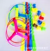Fada voadora não luminosa prato voador de empurrar com a mão Frisbee catapulta infantil brinquedo de plástico nostálgico libélula barraca Parque