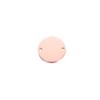 Espejo de Punto Disco de Acero Inoxidable con Anillo para Colgar Colgante Redondo 6-40mm Múltiples Especificaciones Brillante Agujero Único Accesorios Se Puede Grabar