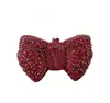Bolsa de Jantar Olho de Cavalo Novo Laço Transfronteiriça Comércio Exterior Banquete Bolsa de Mão Cheia de Diamantes Pequena Bolsa de Cosméticos Bolsa Feminina
