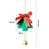 Decoración Navideña Colgante para Árbol de Navidad Transfronteriza Mini Árbol de Navidad Colgante de Estrella de Cinco Puntas Decoración para Ambiente de Fiesta Ventana